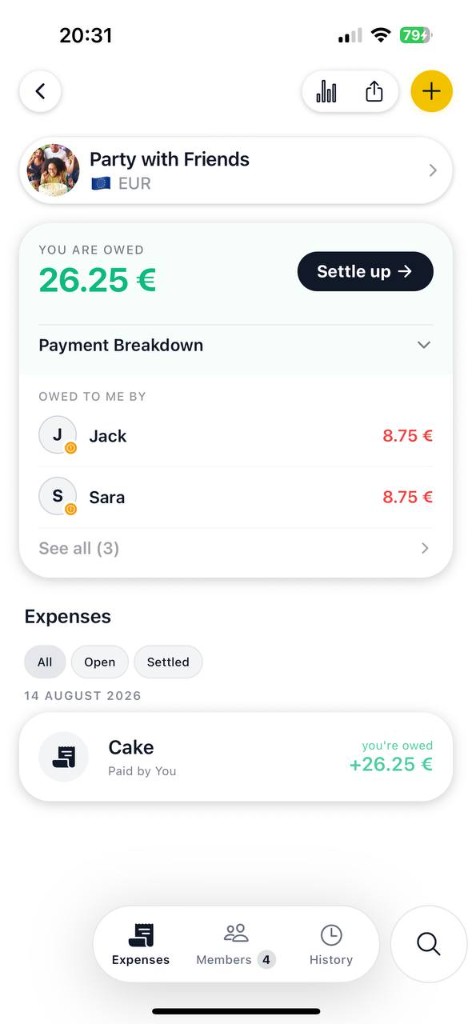 Group screenshot